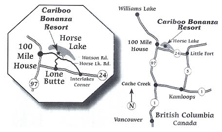 Vancouver - 100 Mile House - Williams Lake, on the way to Alaska